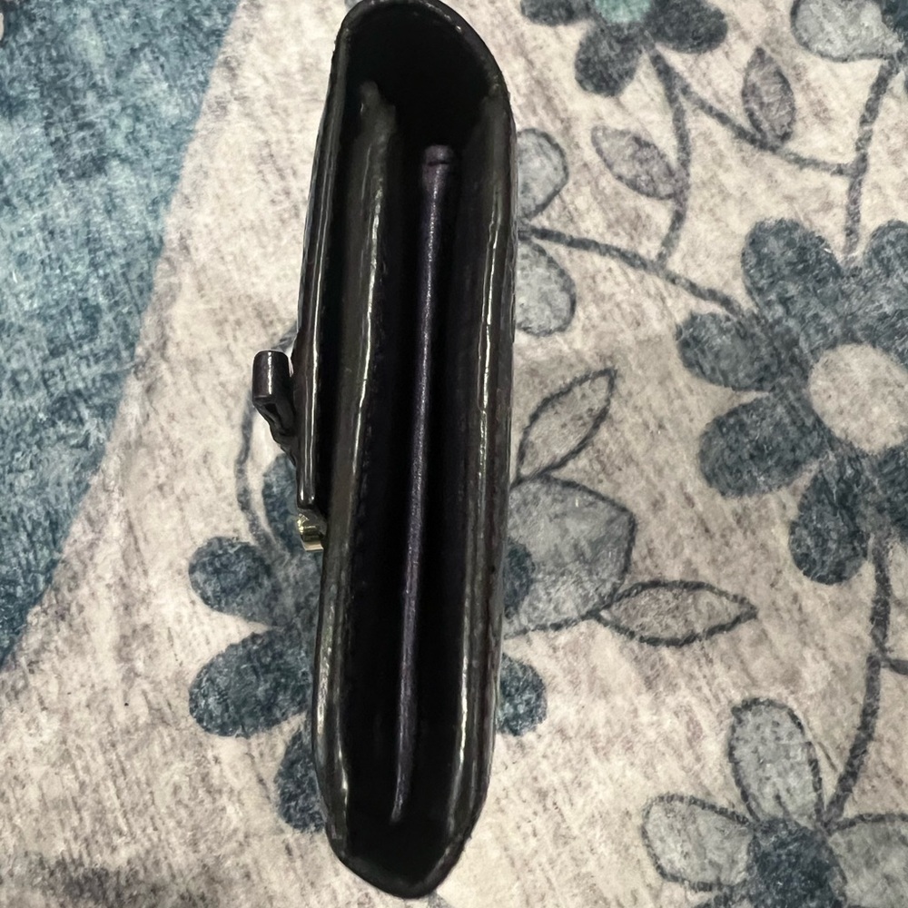 Gucci Shiny Microguccissima Leather Continental Wallet EUC normal wear - Picture 3 of 15